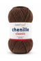 Chenille Velvet Yarn (Chenille Classic) Amigurumi Yarn - 5 Yards - 586 Dark Brown - 2