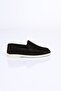 Laceless Rubber Sole Genuine Leather Loafer 028-2000 Men's Shoes - 5
