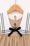 Unisex Baby Sailor Collar Cotton Short Sleeve Shorts Overalls 3-18 Months - 2