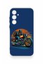Samsung A35 Compatible Moto Rider Patterned Silicone Case - 2