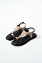 Kolay Bu Bence Beige Flip-Flop Detailed Heeled Slippers