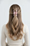 Stylish and Modern Design Light Pink Women's Hair Claw Clip - Ideal for Everyday Use - 2