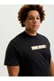 Men's Black Jjmunk Tee Ss Crew Neck Sn Pls Large Size T-Shirt - 3