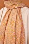 Riva Shawl Tencel Secret Garden Orange - 5