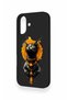 Egyptian Cat God Patterned Silicone Case Compatible with iPhone 16 - 4