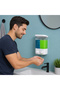 Double Chamber Wall Mounted 1000ml Hand wash Dispenser Manual Push Pump Liquid Soap & Shampoo Dispenser for Bathroom, Kitchen & Commercial Use - 3