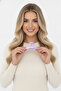 Purple White Marble Pattern Large Size Hair Claw Clip Hairpin Women's Accessory - 4