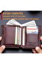 Large Capacity Genuine Leather Bifold Wallet/ Holder for Men with 15 Card Slots QB-027 - 2