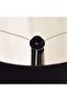 Black Floor Lamp with Jute Shade - 4