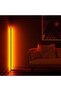 Smart LED Corner Floor Lamp With Remote Control Black
