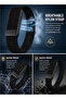 Whoop 5.0 Nylon Band, Adjustable Stretch Sport Band Replacement with Secure Quick-Clip Hardware, Breathable Athletic Wristband for Men and Women - Black with Black Holder - 3