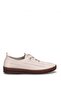 26by143.3555 Women's Genuine Leather Casual Shoes Beige - 2