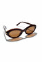 Gia Brown Women's Sunglasses Uv400 Protection - 6