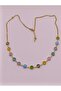 Xuping, Pastel Stone, Gold Necklace - 4