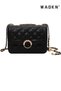 New Fashion Pearl Chain Women's Multifunctional Shoulder Bag (Black)
