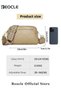 Women's Shoulder Bag Leather Handbag Small Crossbody Bags Purses with Wide Adjustable Strap & Premium Fabric Leather Shoulder Handbags Wallet - 7