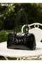 Women's Structured Shoulder Bag with Top Handle and Adjustable Strap Versatile Satchel with Comfortable Carry for Daily Use - 4