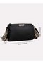 Women Genuine Leather Shoulder Bag Multi-Pocket Satchel Crossbody, Ladies Cross Bags (Black) - 6