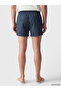 Nevavm Short Length Patterned Men's Swim Shorts with Difference - 4