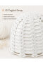 Women's White Perforated Beanie Hair Beanie Lightweight Breathable Accessory - 3