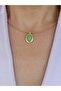 Medallion Model Water Green Hicran Necklace - 3