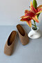 Genuine Leather Women's Knitted Slippers |   Mole - 3