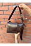 Women's Scarf Detailed Large Volume Soft Leather Stylishly Designed Hand and Shoulder Bag Shoulder Bag - 5