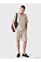Xside Ecru Regular Fit Linen Blend Men's Shorts - 2