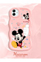 Samsung Galaxy M13 Compatible Case Camera Protector Pink Silicone Couple Phone Case Cute Pattern - 2