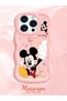 iPhone 12 Pro Compatible Case Camera Protector Pink Silicone Couple Phone Case Cute Pattern - 2