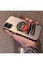 Samsung Galaxy A05 Compatible Hard Acrylic Back Silicone Edge Lens Protection Case - 3