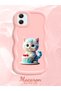Samsung Galaxy A05 Compatible Case Camera Protector Pink Silicone Couple Phone Case Cat Pattern - 2