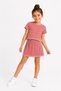 Girl's Skirt Suit with Stone Detail and Crop Model Skirt for Girls Aged 3-10 - 3
