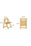 Foldable Dining Table Set with 4 chairs, 1 Storage Space, Space Saving for Home Living Room and Kitchen, Round White - 8