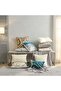 Maison Cushion Cover 45x45cm Grey Embellished Sofa Pillow - 4