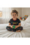 Children's Cotton Printed Black Color 2-Piece Set Cb1051 - 4