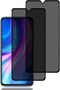 edl shop واقي شاشة Xiaomi Redmi Note 8 Pro Privacy (Hayalet) - قطعتين - زجاج مقوى 9H، غطاء جانبي - 3