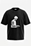 Eminem_52 Design Printed Unisex Oversize Black Tshirt