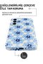 Samsung A35 Blue Bloom Protect Slim Glossy Full Covering Print Camera Protected Phone Case - 4