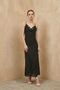 My Fashion Women's Polka Dot Chiffon Long Dress - 2