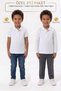 Children's Unisex Poloyaka Long-Short Sleeve Set of 2 School T-Shirts (Back to School)