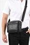 Men's Crossbody Messenger Bag - Multi-Compartment Daily Bag