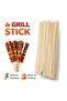 Natural Bamboo BBQ Grill Skewers Sticks for Barbecue and Kebabs