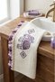 Elphia |   Patented Design - Soft Textured Tassel Embroidered Hand-Face Towel - 100% Cotton, Stylish, Ethnic Design Towel (50X90 cm)