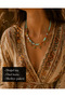 Bohemian Miralune & Thalisse Colorful Beaded Leaf Figured Summer Necklace