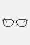 Men OM5025 Square Eyeglasses, Black