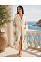 100% Cotton Premium Muslin Bathrobe - Standard Size Beach Robe - 3