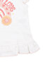 Baby Girl Ecru Salmon Rainbow Ruffle Shorts 2-Piece Set - 4