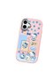 Pink Silicone Case with Shock-Absorbing Camera Protections Compatible with iPhone 16 Plus - 3