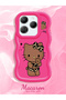 Infinix Hot 40 Pro Compatible Case Camera Protector Red Silicone Couple Phone Case Kitty Pattern - 2